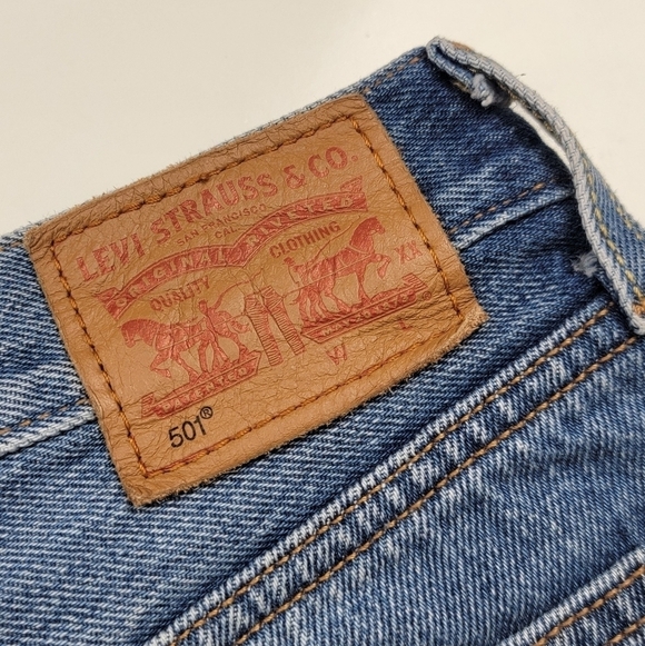 Levi's 501 Denim Cutoff Shorts 29 - Picture 3 of 7